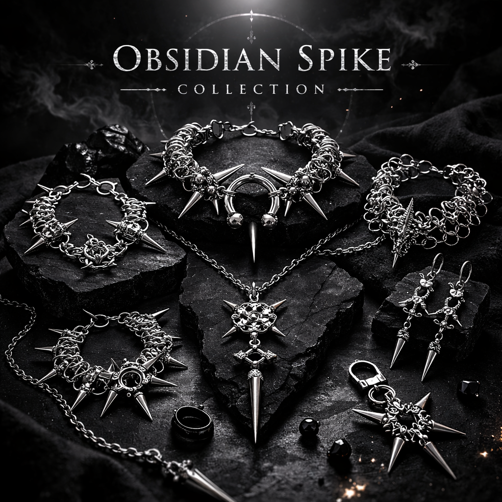 Obsidian Spike Collection