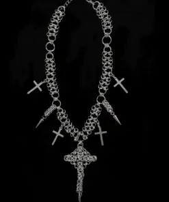 Vesper Spire Drape Chainmail Necklace