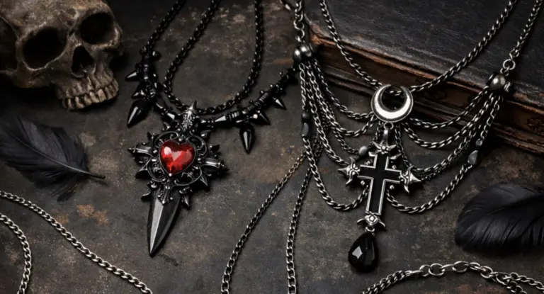 Best Gothic Necklaces Under £80 That Still Feel Bold and Wearable