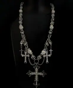 Cathedral Relic Layered Chainmail Necklace