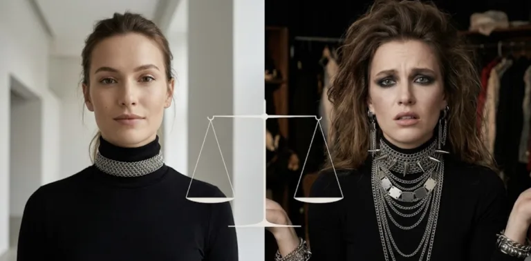 How to Style a Chainmail Choker Without Overdoing It