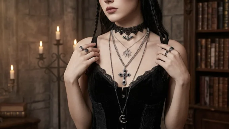 Necklace Length Guide for Layered Gothic Jewelry