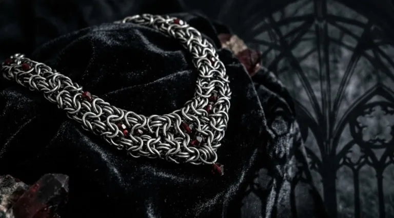 Byzantine Necklace: Why This Chainmail Weave Looks So Strong in Gothic Jewellery