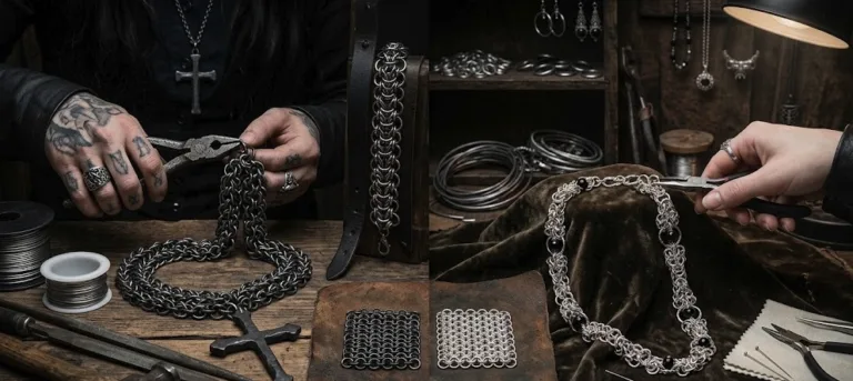 Stainless Steel vs Sterling Silver Jewellery: Which Is Better for Gothic Chainmail Pieces?