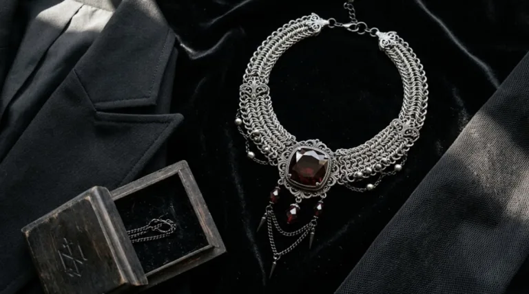 Why Do Tiny Necklaces Feel Too Weak for Dark Outfits?