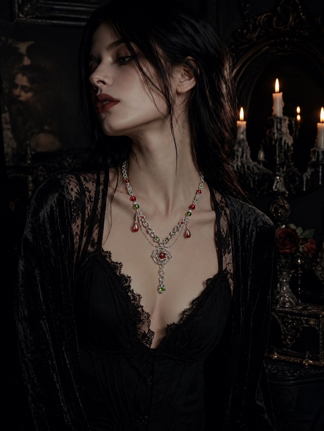 Blood Rind Chainmail Necklace - Image 2