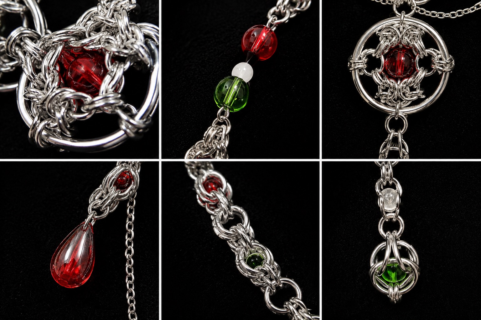 Blood Rind Chainmail Necklace - Image 3