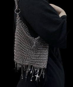 Alternative view of Cathedral Fringe Chainmail Shoulder Bag