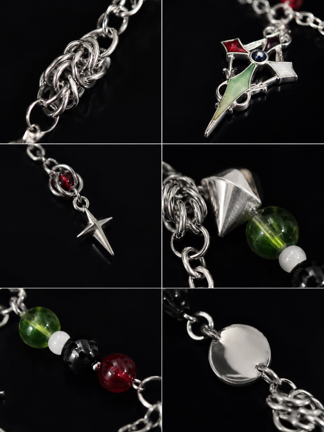 Melon Thorn Chainmail Necklace - Image 3