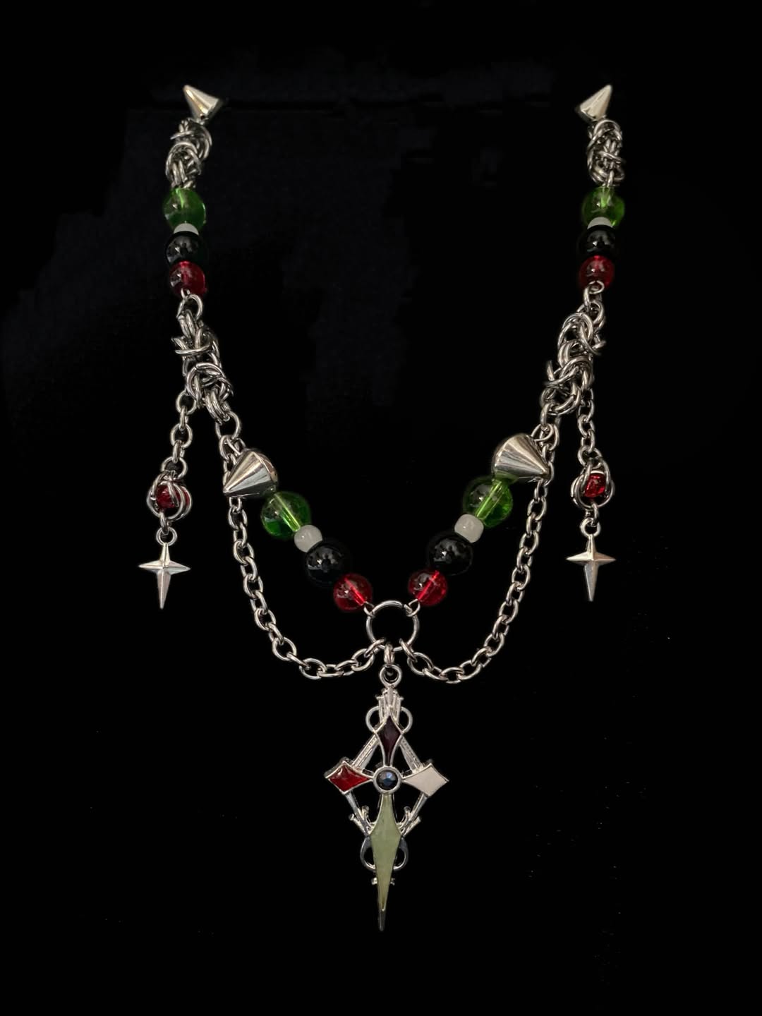 Melon Thorn Chainmail Necklace