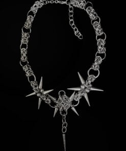 Alternative view of POLARIS Chainmail Necklace