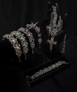 Crimson Reliquary Chainmail Necklace - Image 2