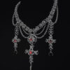 Crimson Reliquary Chainmail Necklace