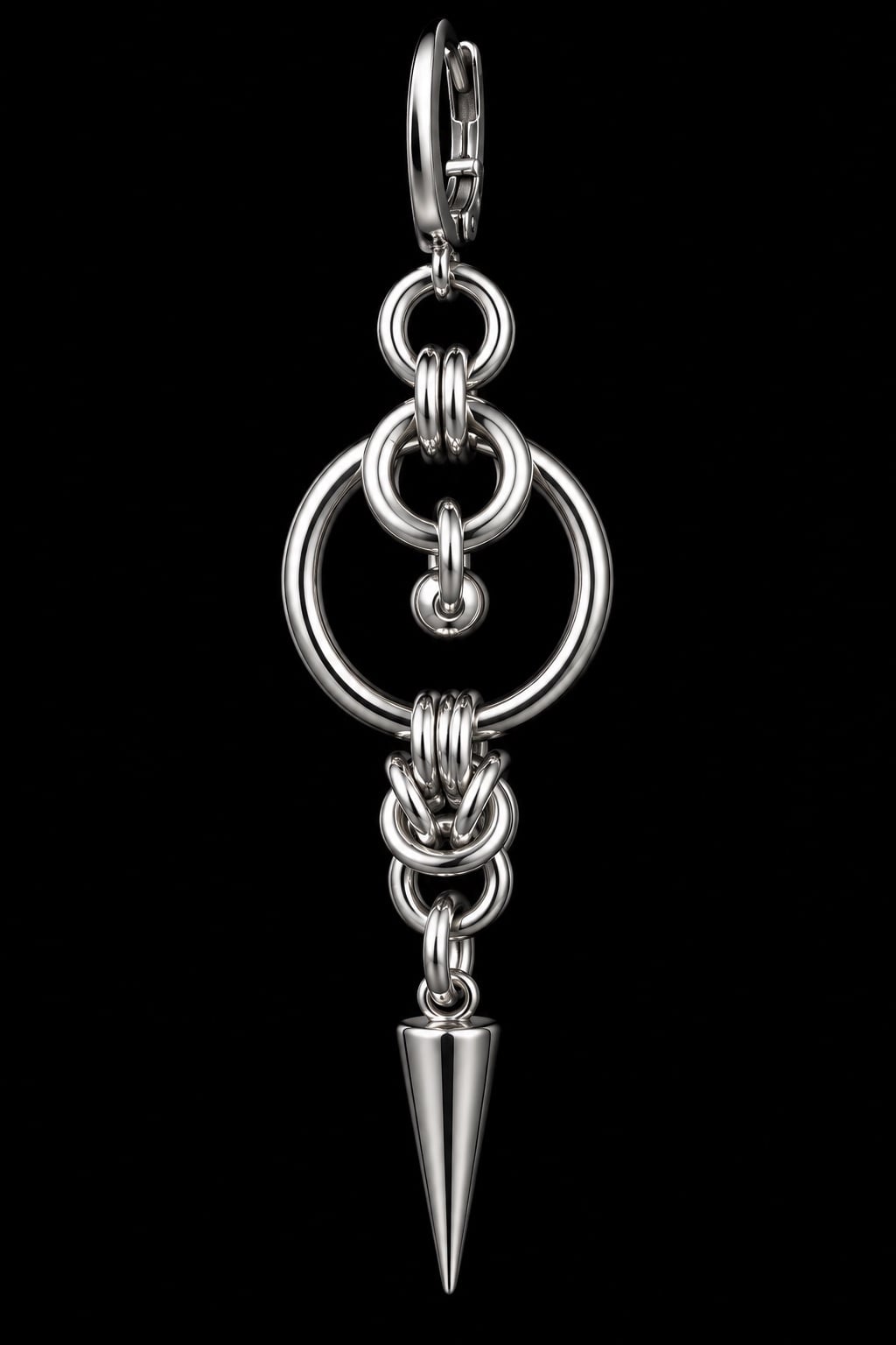 Double O Drop Earring