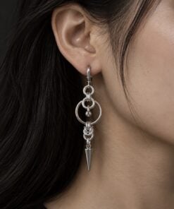 Alternative view of Double O Drop Earring