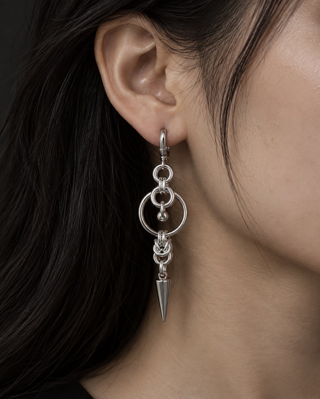 Double O Drop Earring - Image 2
